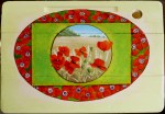 Poppies (Coquelicots) Painted Desk&nbsp;2