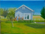 Florian's house Oil/Canvas