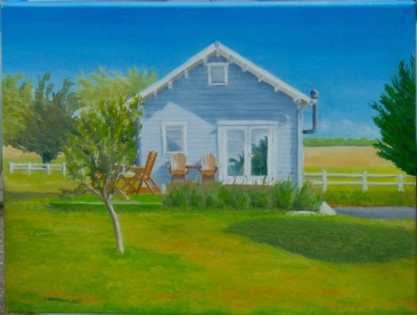 Florian's house Oil/Canvas